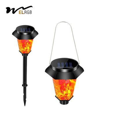 IP65 Waterproof Solar Flame Torch Light 2700K Soft Warm White