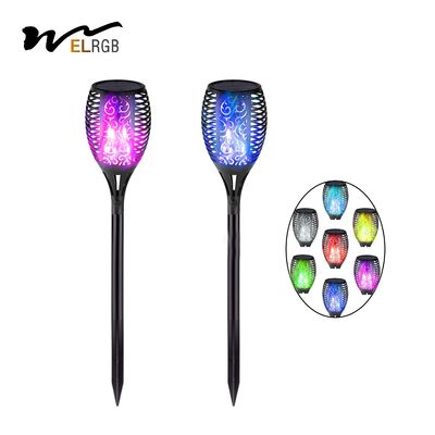 IP65 Waterproof Solar Flame Torch Light 2700K Soft Warm White