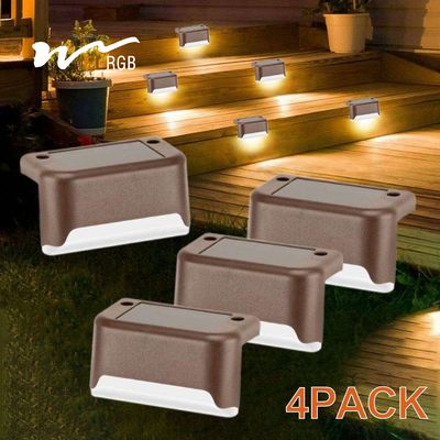 6000K Solar Wall Lights Outdoor Wall Sconce Lights For Landscape