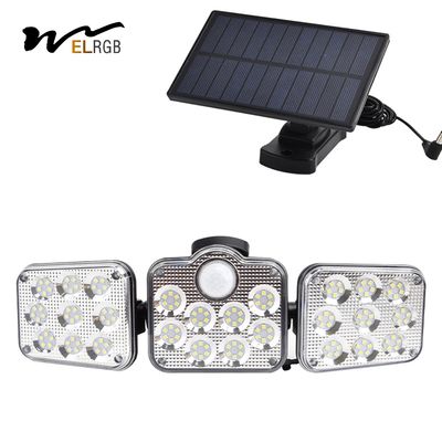 2.5W 122PCS LED Solar Powered Lights Motion Sensor Solar Lamp