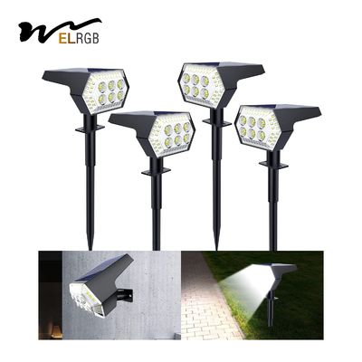 48LEDs 108 LEDs Solar Powered Landscape Lights 4 Light Modes