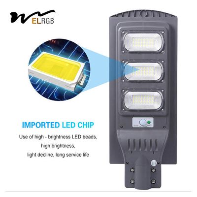 30w 60w 90w 120w LED Solar Powered Lights Integrated Motion Detector Street Lights