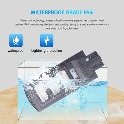 30w 60w 90w 120w LED Solar Powered Lights Integrated Motion Detector Street Lights
