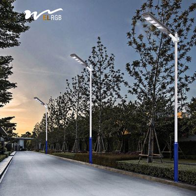 30w 60w 90w 120w LED Solar Powered Lights Integrated Motion Detector Street Lights
