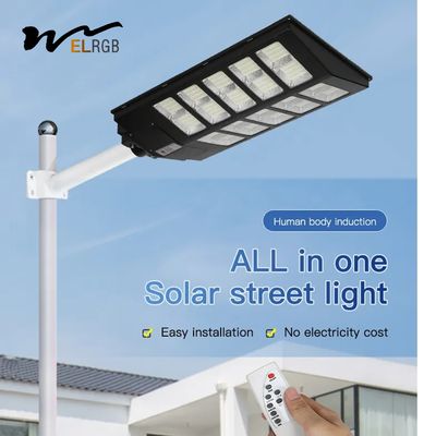 600W 800W 1000W LED Solar Powered Lights Solar Panel Street Lamp
