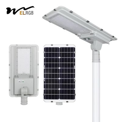 Aluminum 400 Watt Solar Street Light 6500K 400W Motion Sensor Street Lights