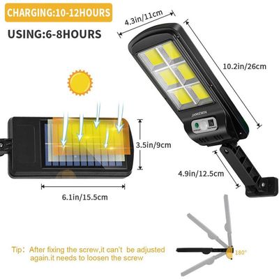 3500K Motion Sensor Solar Street Light 3.5W Motion Activated Street Lights