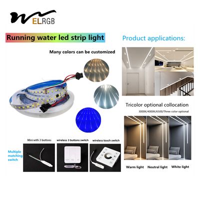 Residential IP20 Self Adhesive LED Strip 10M 12V Warm White Led Strip