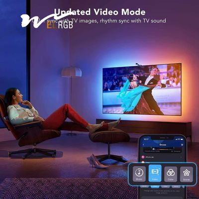 Bedroom Immersion Self Adhesive LED Strip Sticky Back RGB Colors