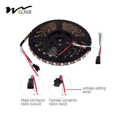 RGBIC Addressable Neon Rope Light SMD5050 Sticky Led Strip Lights