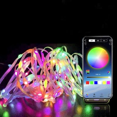 Remote Controlled LED String Lights Voice Activated and Colorful Running Horse Design