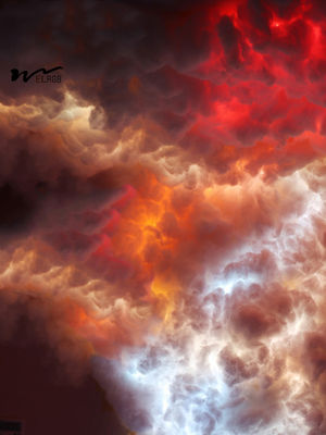 Thunder Cloud Lamp with RGB Self-Adhesive Flash Light and 50000-Hour Working Lifetime