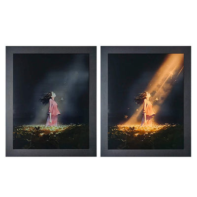 Creative Gifts Wooden Line Light Painting Nightlight for Ambiance Ideal Birthday Gift