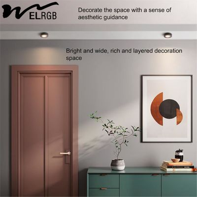 Anti-Glare Open-Mounted Spotlights for Residential 50000 Hours Working Time LED Light