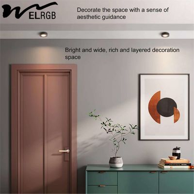 Anti Glare Open Design Spotlight for White Product Style without Perforated Ceiling