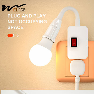 Button Switch LED Energy-saving Light Bulb Bedside Wall Lamp for Bedroom AC220V Lighting