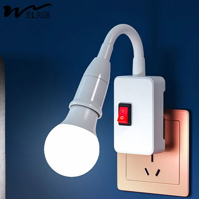 Button Switch LED Energy-saving Light Bulb Bedside Wall Lamp for Bedroom AC220V Lighting