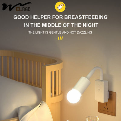 Two/Three Plug Remote Control Socket 5W Night Light for Bedroom Sleep and Baby Feeding