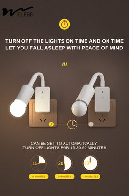 Two/Three Plug Remote Control Socket 5W Night Light for Bedroom Sleep and Baby Feeding