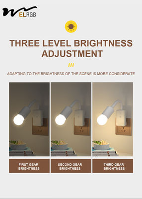 Two/Three Plug Remote Control Socket 5W Night Light for Bedroom Sleep and Baby Feeding