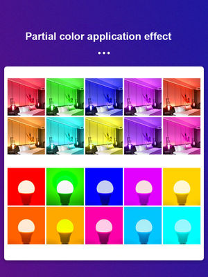 LED Light Atmosphere Light Home Decoration Bulb with Intelligent Control and Remote