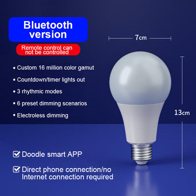 LED Light Atmosphere Light Home Decoration Bulb with Intelligent Control and Remote
