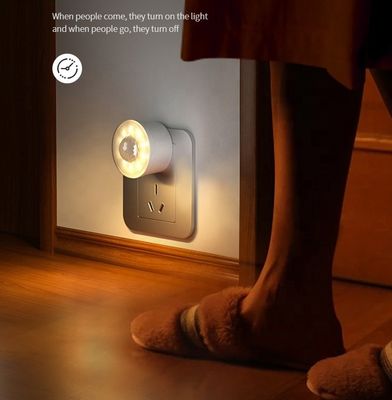 Intelligent Human Body Sensing Light Control Socket Plug for Aisle Stairway and Toilet