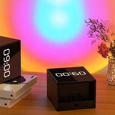 Light Controlled Bedroom Lamp Rechargeable Sunset Lamp with 3- and Internet Celebrity