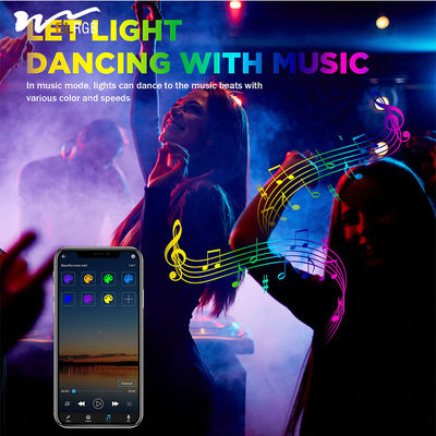 LED Light Source Type USB RGB COB Strip Lights 4.92ft with 5V Color Changing Feature
