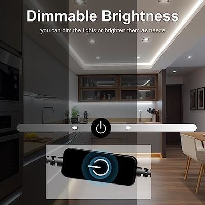 24V LED Tape Light Strip Touch Adjustable Natural White Light with Other Control Mode