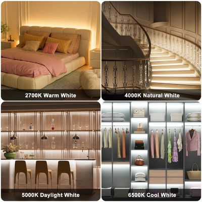 LED COB Light Strip 5m 24V CRI90 3200LED Adjustable White CCT 2700K-6500K Tape Light Kit