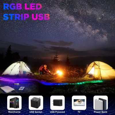 5V USB COB LED Light Bar with App and Remote Control 1.5M Color Changing Bar Light