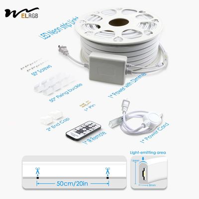 85lm/w Lamp Luminous Efficiency Remote Controlled LED Strip Light for Outdoor Spaces