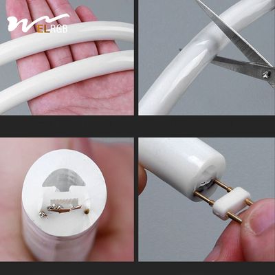 110V/220V IP66 Waterproof Smart LED Strip Light Flexible Neon 360-Degree Luminous