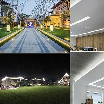Transparent Shadow Color LED Flexible Strip Lights 276led/m for Garden Outdoor Decor