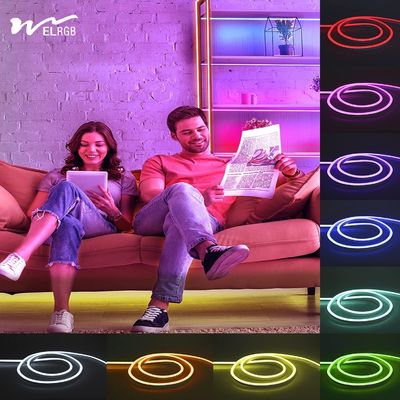 Uniform Luminescence LED Strip 110V-220V AC Free Bend Neon Light 120 LEDs/M CRI Ra 90