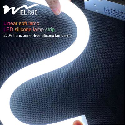 Residential 360 Degree Circular Full Body Luminescent Silicone Light Strip Low Voltage LED Soft Light Strip