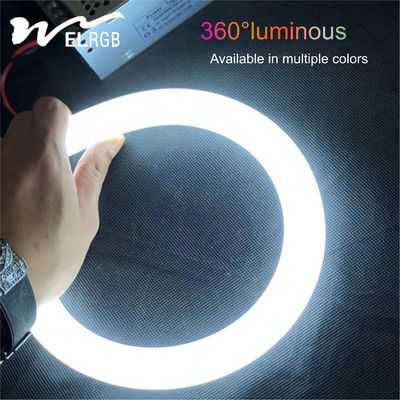 Residential 360 Degree Circular Full Body Luminescent Silicone Light Strip Low Voltage LED Soft Light Strip