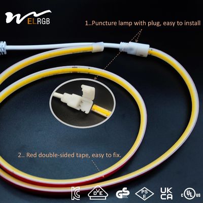 Dimmable 220v Warm White Neon LED Light Strip with Color Rendering Index Ra 90 IP67