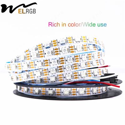 Addressable Digital RGB Flex LED Strip Light 0.3W/LED and 80 Ra Color Rendering Index