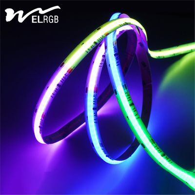 840Leds/M 24V IP65 Waterproof Flexible RGB LED Strip Light with Voice Control and 3-