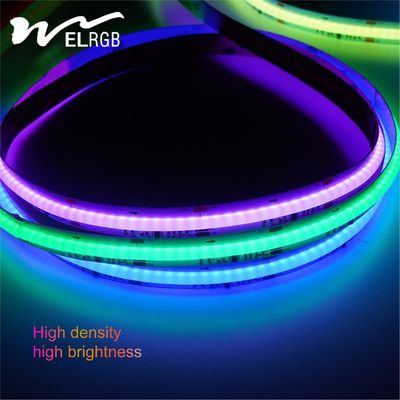 840Leds/M 24V IP65 Waterproof Flexible RGB LED Strip Light with Voice Control and 3-