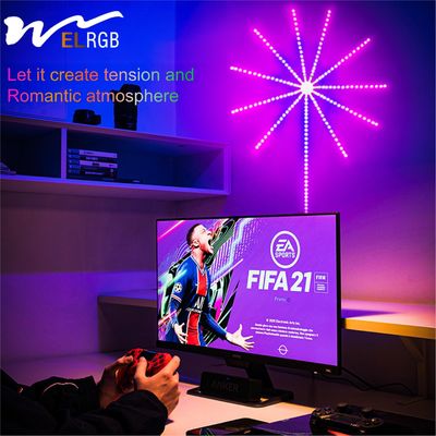 Festive decoration atmosphere lights LED music voice control lights for smoke flower