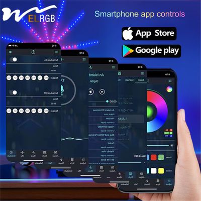 Festive decoration atmosphere lights LED music voice control lights for smoke flower
