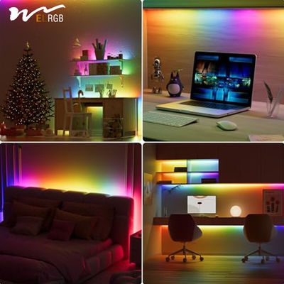 Flexible 6.56 ft / 2 m LED Tape Light with Music Mode Control USB Connection and More