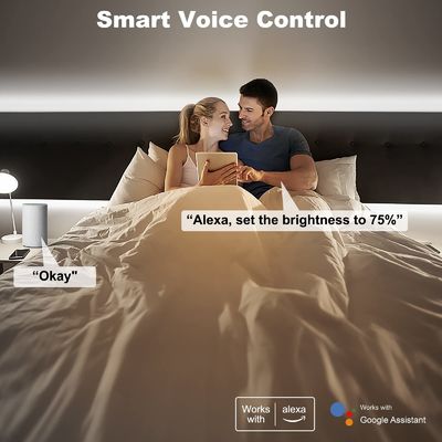 Smart White COB Led Strip Light with App and Remote 227g IP20 3000K Bright Warm White