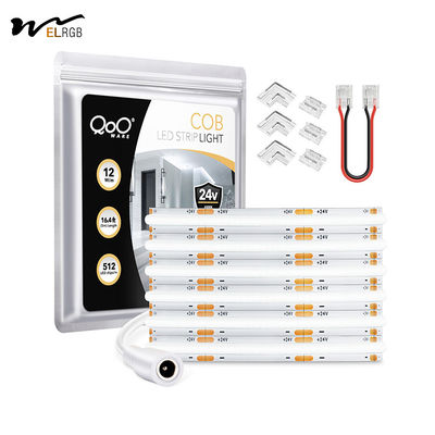 2560LEDS CRI 90 8mm Flexible Unified COB LED Light Strip 5M 2700K Warm White DC 24V