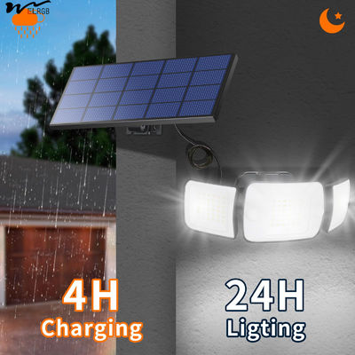 Solar Lights Outdoor 3 Head Solar Motion Sensor Lights for Outside Switch Mode other