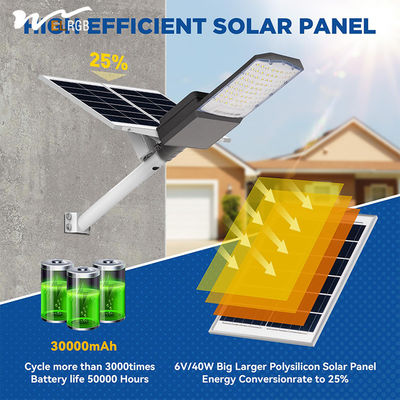 Waterproof IP67 Solar Street Light with Dusk to Dawn Safety and Outdoor Motion Sensor