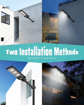 500W Solar Street Light IP65 Waterproof Outdoor Lights 2 Pieces 6000LM Solar Floodlight